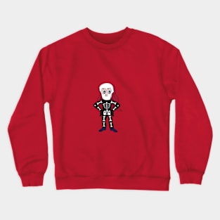 Cute Skeleton Halloween Costume Crewneck Sweatshirt